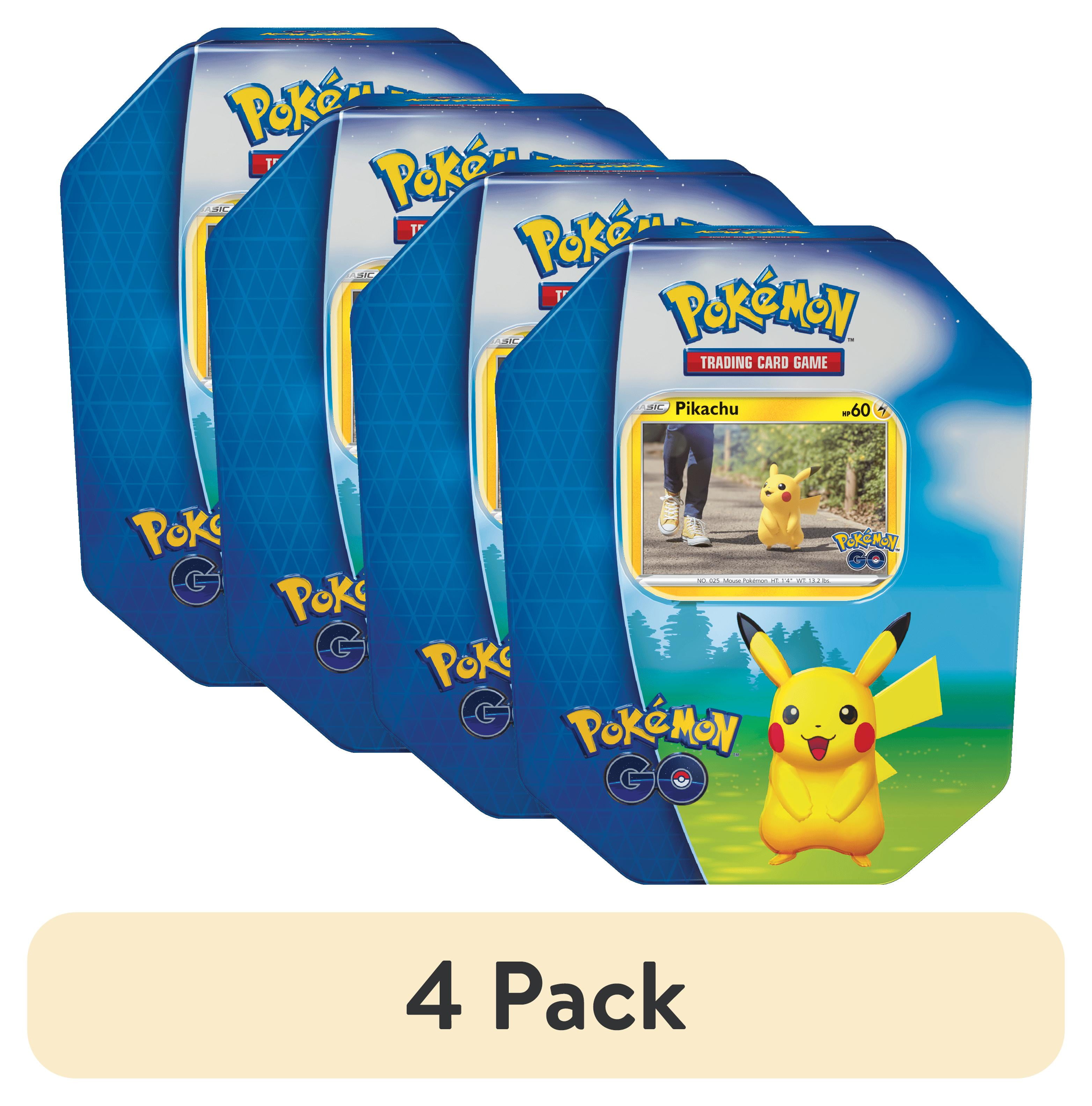 4 pack) Pokemon Trading Card Game: Pokemon GO Tins (1 of 3 tins