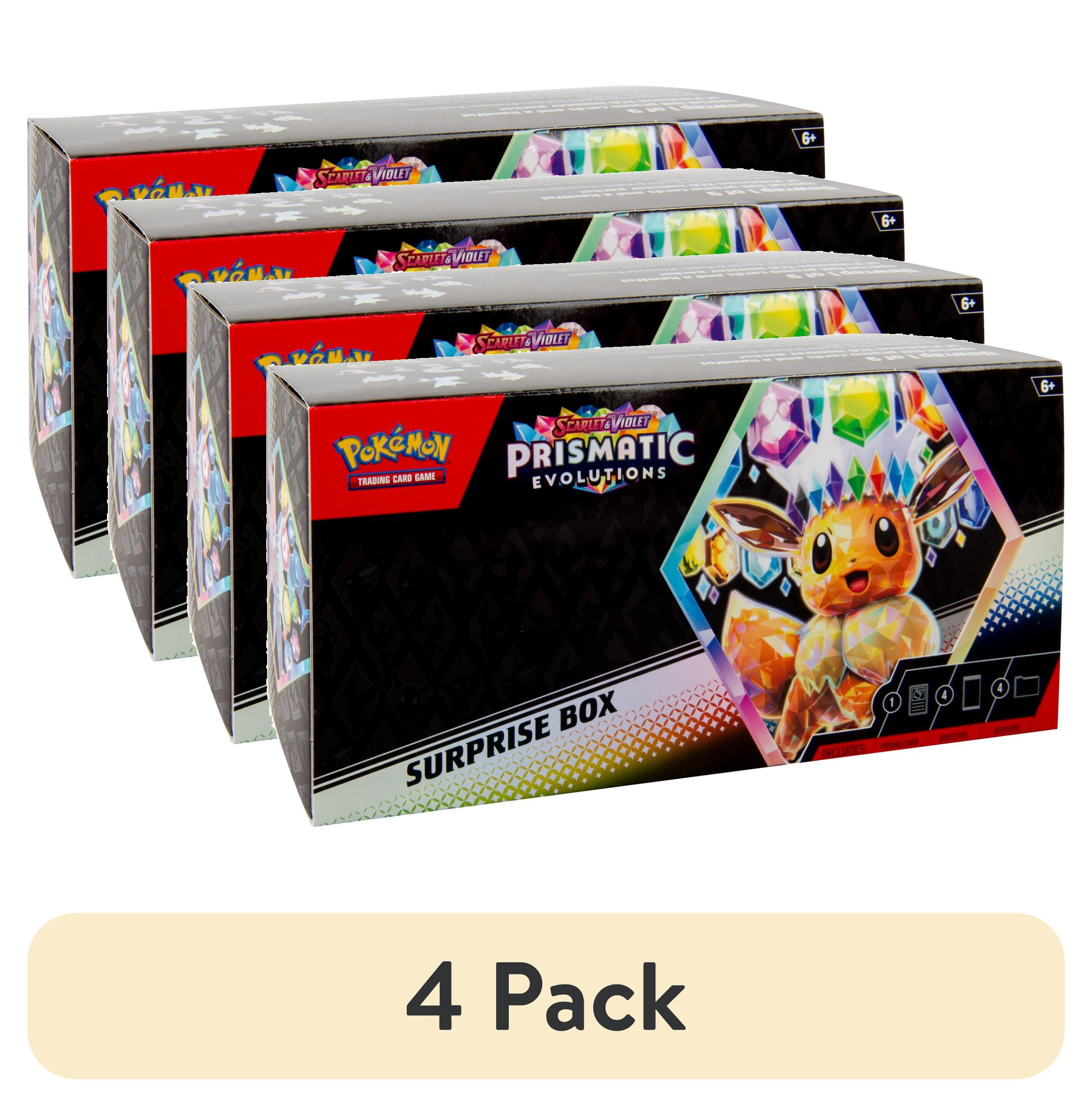 ポケモン　サプライズボックス Prismatic Evolutions 4 pack) Pokemon Scarlet & Violet Prismatic Evolutions