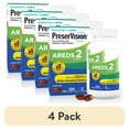 thumbnail image 1 of (4 pack) PreserVision AREDS 2 Eye Vitamin & Mineral Supplement with OCUSorb, with Lutein & Zeaxanthin–From Bausch + Lomb, 120 Soft Gels (MiniGels), 1 of 16
