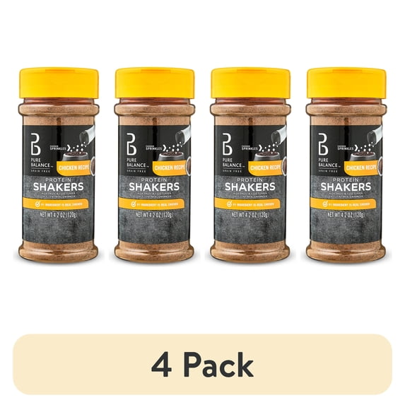 (4 pack) Pure Balance Protein Shakers Chicken Recipe Dog Food Topper, 4.2 oz