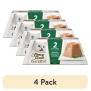 (4 pack) Purina Fancy Feast Gems Chicken Flavor Mousse Pate Wet Cat Food, 2 oz Tubs