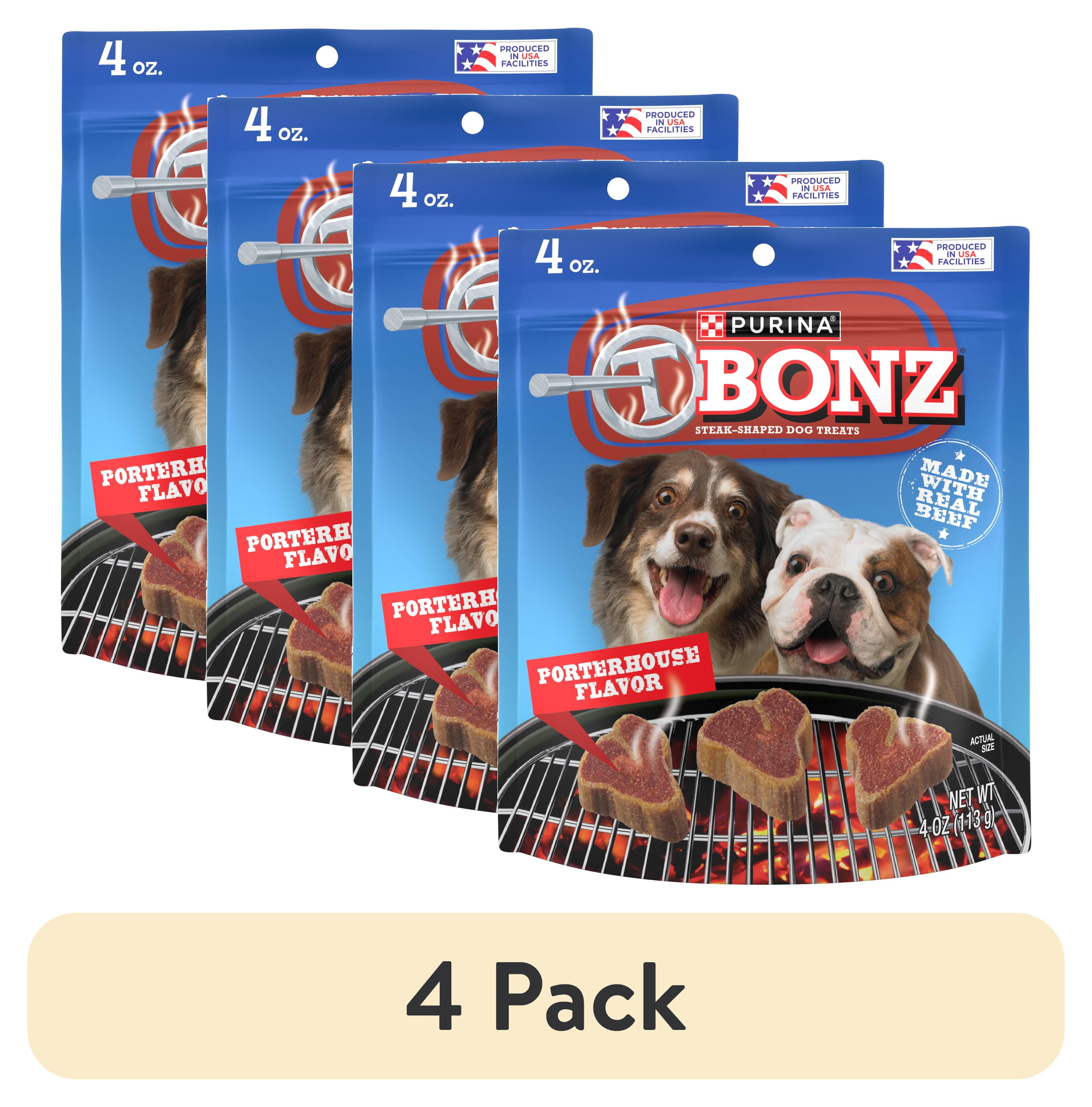 Purina T-Bonz Dog Treats with Porterhouse Flavor & Real Beef Chews