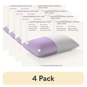 4 pack Purple Harmony Pillow Standard, Tall - 360 Purple Grid Hex Technology, Hypoallergenic