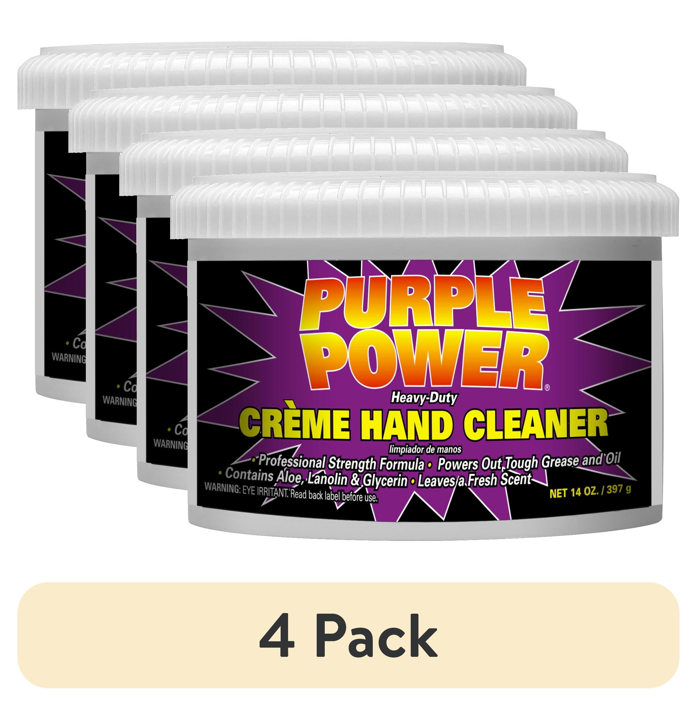 Purple Power Heavy Duty Creme Hand Cleaner, Tackles Grease and Oil