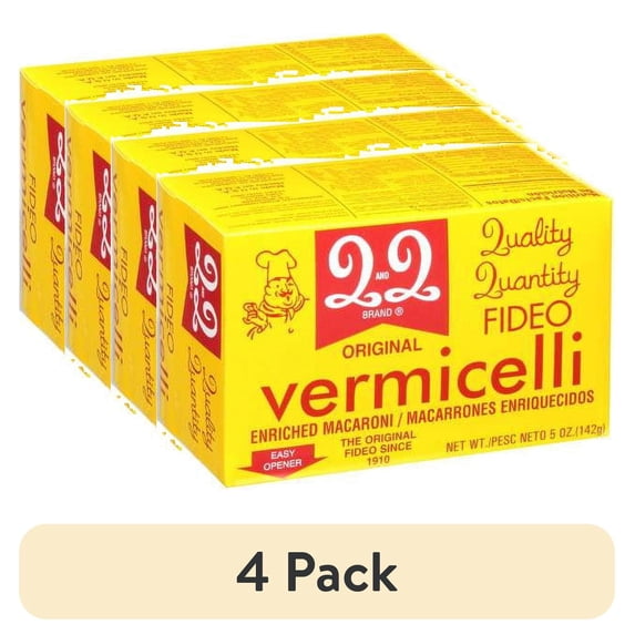 (4 pack) Q & Q Enriched Vermicelli, 5 oz
