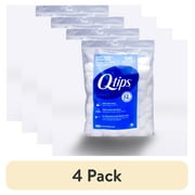 (4 pack) Q-tips Super Jumbo Cotton Balls for Beauty, First Aid and Baby Care, 100% Thick Cotton, 100 Count