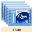 thumbnail image 1 of (4 pack) Q-tips Travel Size Cotton Swabs, Original, For Home, First Aid and Beauty, 100% Cotton, 30 Count, 1 of 10