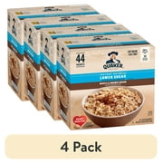(4 pack) Quaker Instant Oatmeal, Lower Sugar, Maple & Brown Sugar, 1.19 oz Packets, 44 Packets