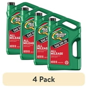 4 pack Quaker State All Mileage 5W-30 Motor Oil, 5 Quart