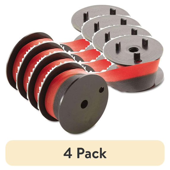 (4 pack) R3467 Compatible Ribbon, Black/Red DPSR3467