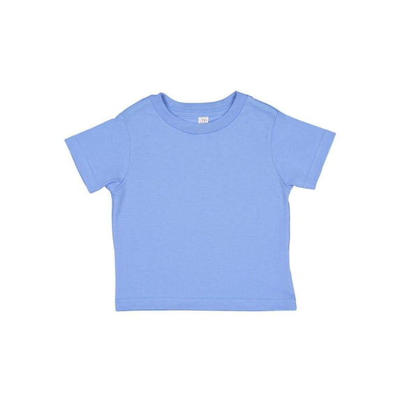 (4 pack) RABBIT SKINS Toddler Cotton Crewneck Short-Sleeve T-Shirt