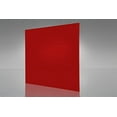 thumbnail image 1 of 4 pack- RED ACRYLIC #2283- TRANSPARENT PLASTIC SHEET 1/8" Thick 12" X 12" Nominal, 1 of 1