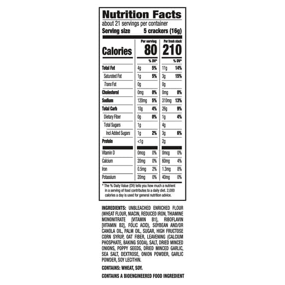 4 pack-RITZ Fresh Stacks Everything Crackers, Travel Snacks, 11.8 oz (8 Multi Snack Packs)