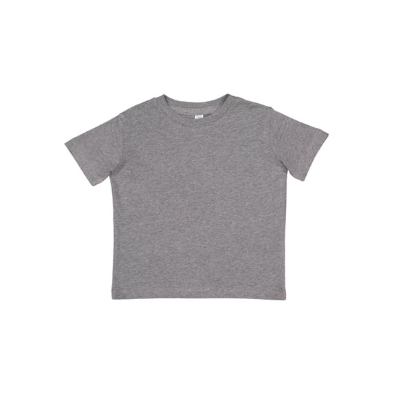 (4 pack) Rabbit Skins 3321 - Fine Jersey Toddler T-Shirt, Granite Heather, 2T