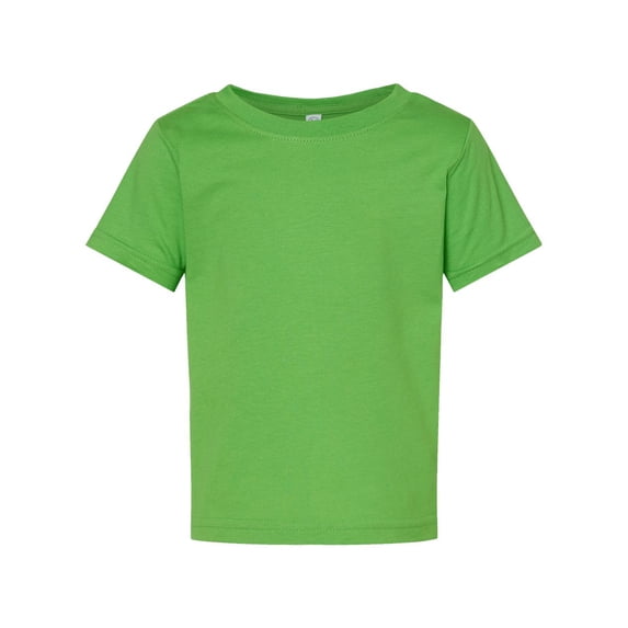 (4 pack) Rabbit Skins 3322 Infant Fine Jersey T-Shirt - Apple- 6 Months