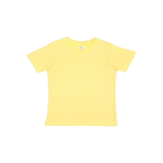 (4 pack) Rabbit Skins Infant 100% Cotton Jersey Short Sleeve Tee, Butter, 6 Months
