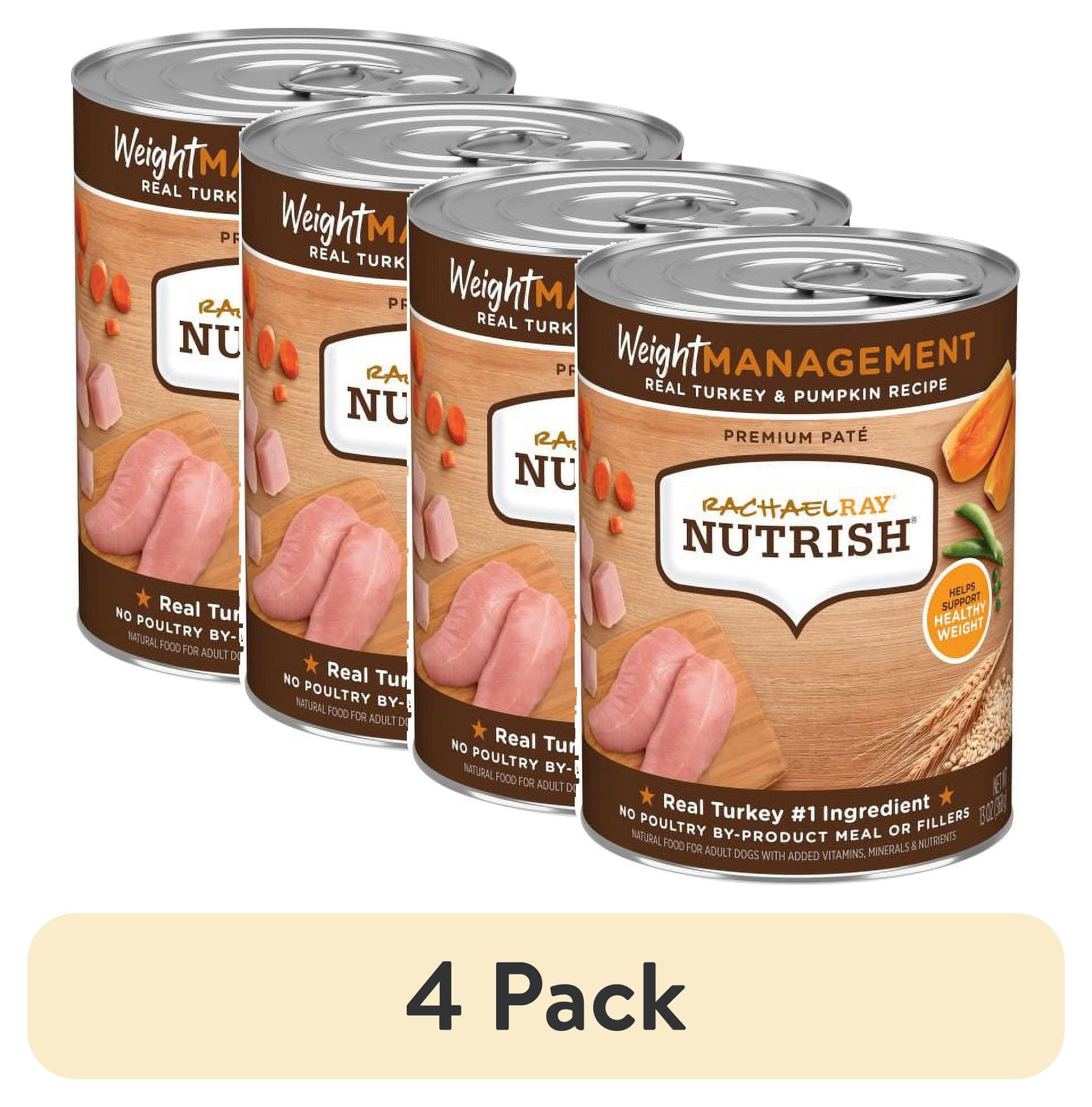 (4 pack) Rachael Ray Nutrish 13 Ounce Turkey Wet Dog Food Each
