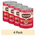 thumbnail image 1 of (4 pack) Nutrish Real Beef & Veggies Recipe Whole Health Blend Chunks in Gravy Wet Dog Food, 13 oz. Can (Rachael Ray), 1 of 13