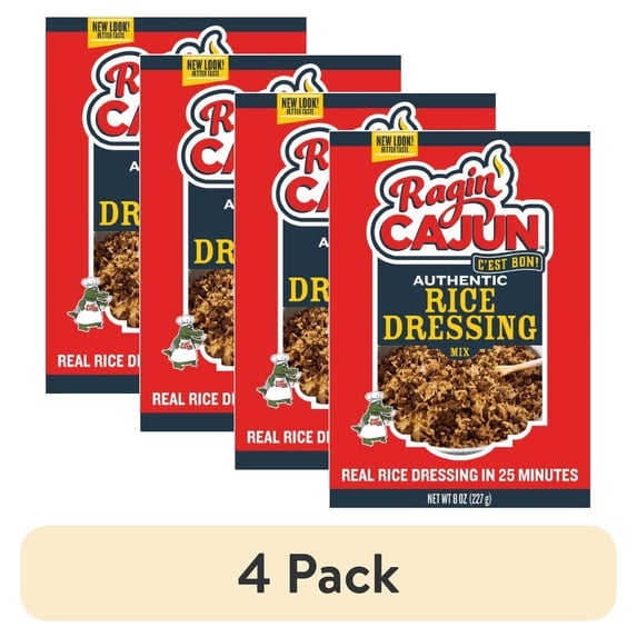 (4 pack) Ragin' Cajun Rice Dressing 8oz