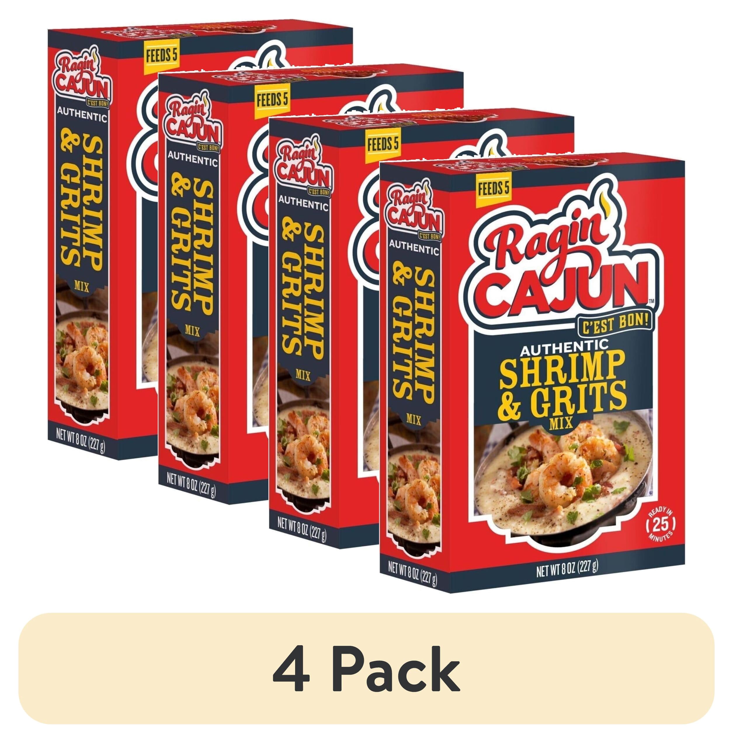 Al Ragin (4 pack) Ragin Cajun Shrimp and Grits 8oz (Pack of 1) - Walmart.com