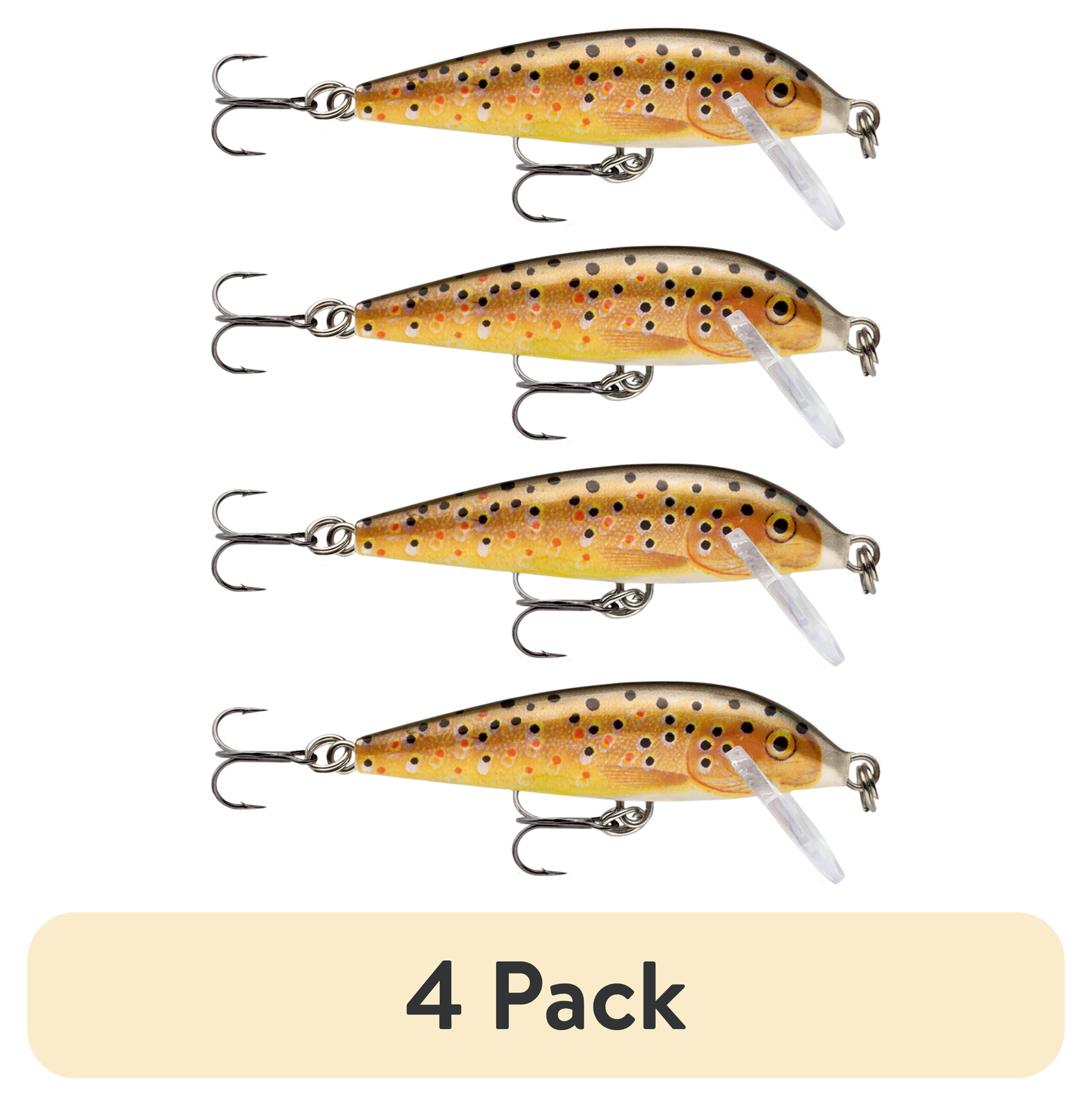 (4 pack) Rapala Countdown Minnow 05 Fishing Lure 2" 3/16oz Trout
