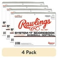 thumbnail image 1 of (4 pack) Rawlings Official System-17 Baseball & Softball Scorebook (9 Innings, 17 Players), 1 of 9