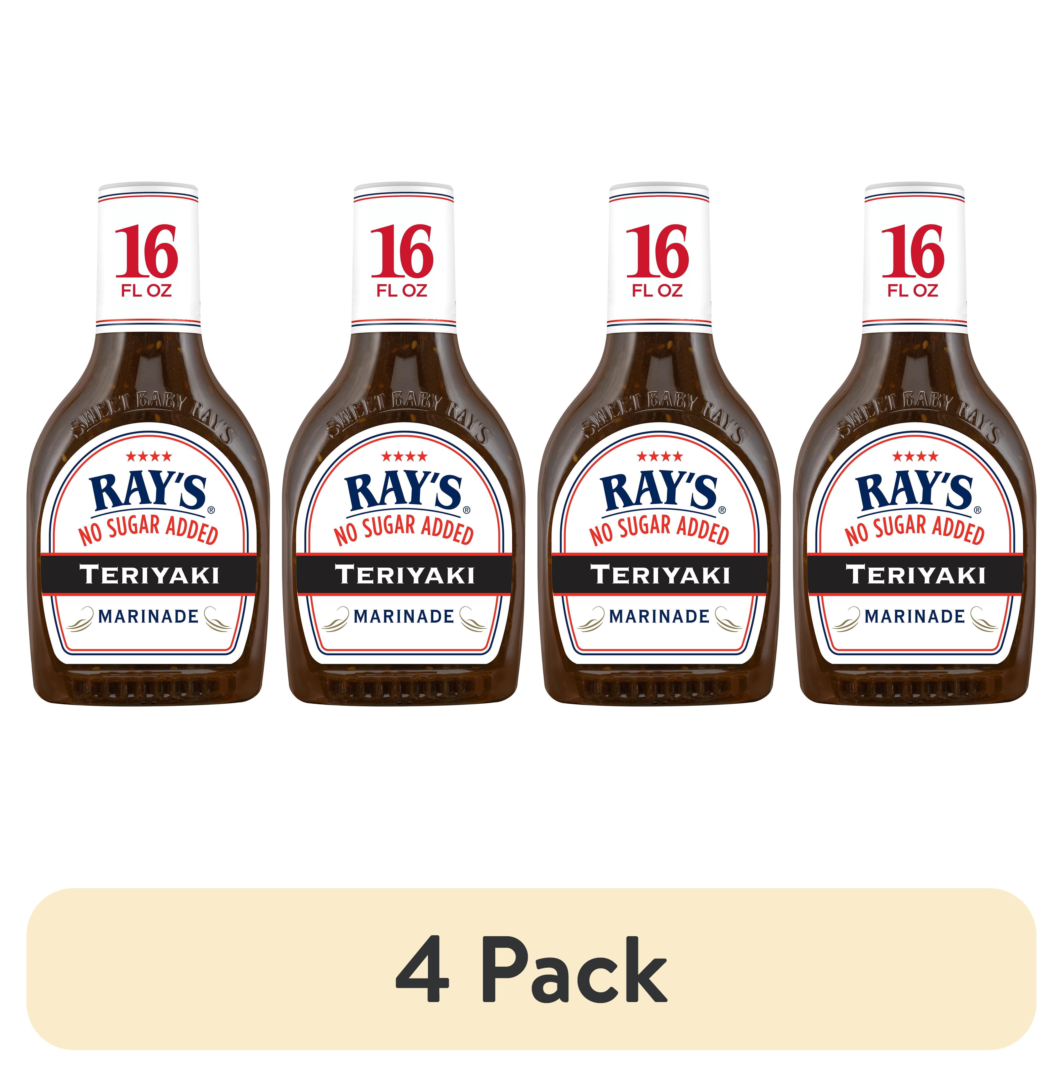 (4 pack) Ray's® No Sugar Added Teriyaki Marinade 16 fl oz
