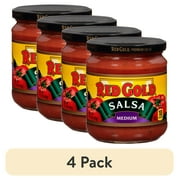 (4 pack) Red Gold Medium Salsa, 15.5 oz Jar