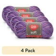 thumbnail image 1 of (4 pack) Red Heart® Soft™ #4 Worsted (Medium) Acrylic Yarn, Plumy 5oz/141g 256 Yards, 1 of 9