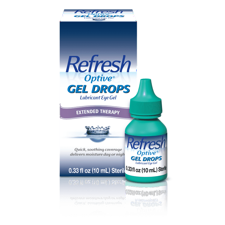Refresh Optiv Gel Drops Lubricant Eye Gel, Extended Therapy, 0.33 fl oz Refresh Optiv Gel Drops Lubricant Eye Gel, Extended Therapy, 0.33 fl oz