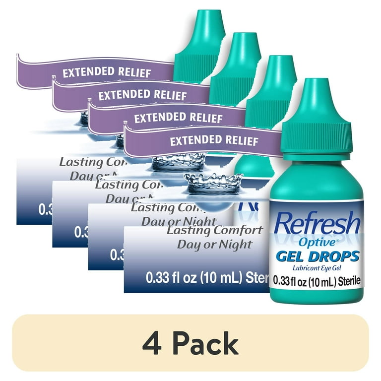 4 pack) Refresh Optive Gel Drops Lubricant Eye Gel, 10 ml - Walmart.com 4 pack) Refresh Optive Gel Drops Lubricant Eye Gel, 10 ml - Walmart.com