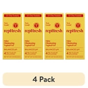 4 pack RepHresh Odor Eliminating Vaginal Gel, Fragrance Free, pH Balanced, Odor Control for Up to 3 Days, 4 Pre-Filled Applicators