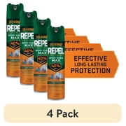 4 pack Repel Sportsmen Max Formula Insect and Mosquito Repellent, Bug Spray with 40% DEET, 8.125 oz