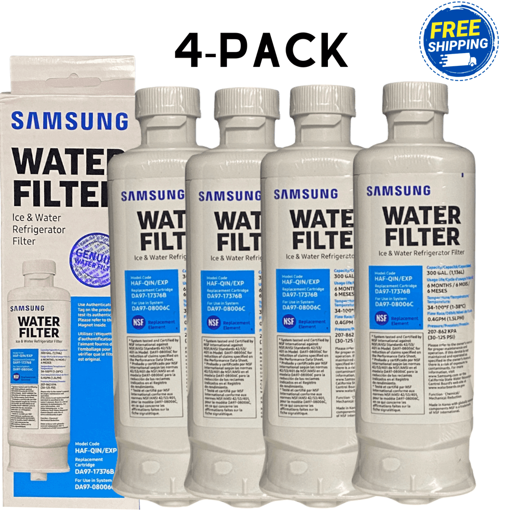 4pack Replacement for DA9717376B HAFQIN/EXP Refrigerator Water