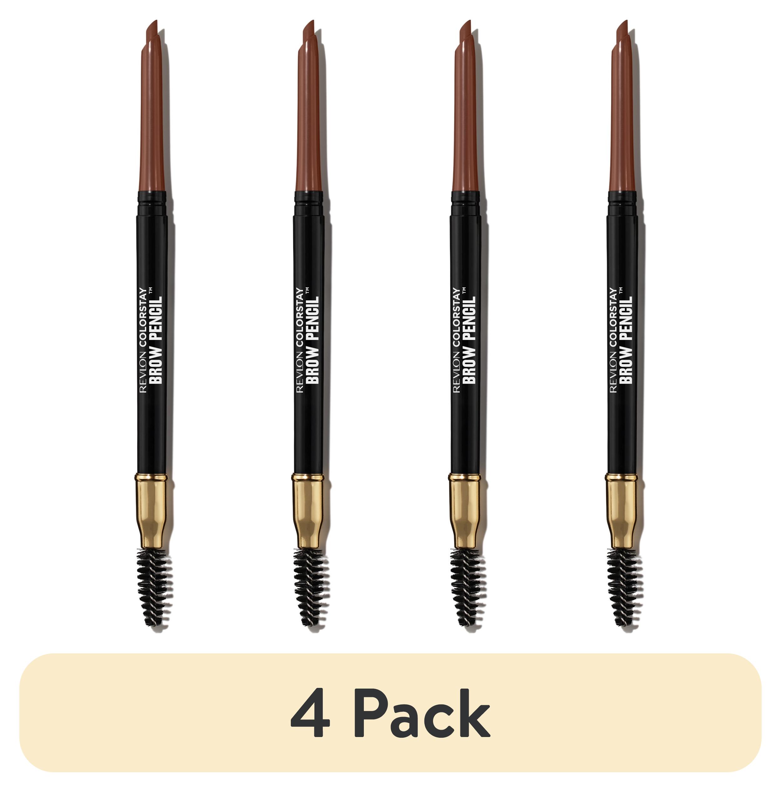 (4 pack) Revlon ColorStay Waterproof Eyebrow Pencil, Mechanical & Long Lasting, 215 Auburn, 0.021 oz