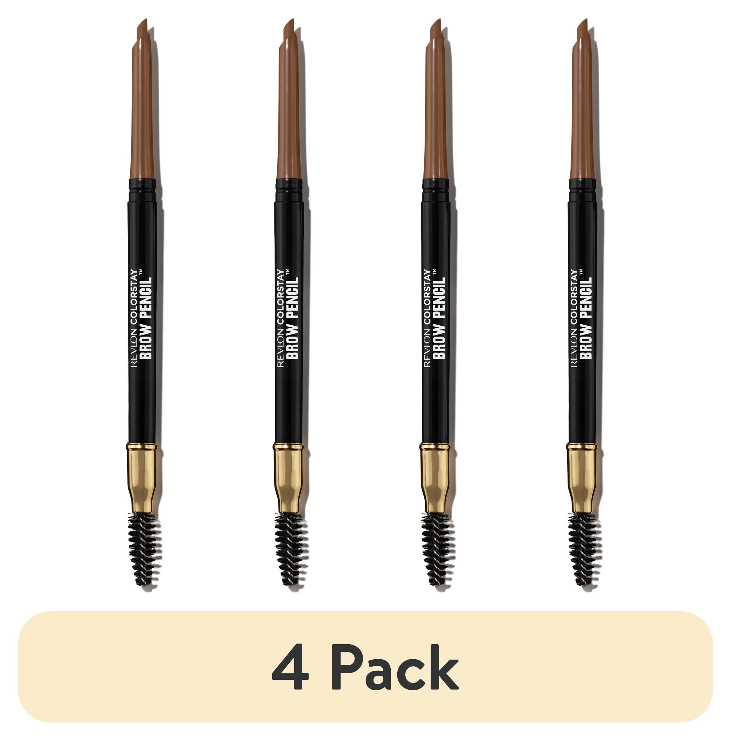 (4 pack) Revlon ColorStay Waterproof Eyebrow Pencil, Mechanical & Long Lasting, 210 Soft Brown, 0.021 oz