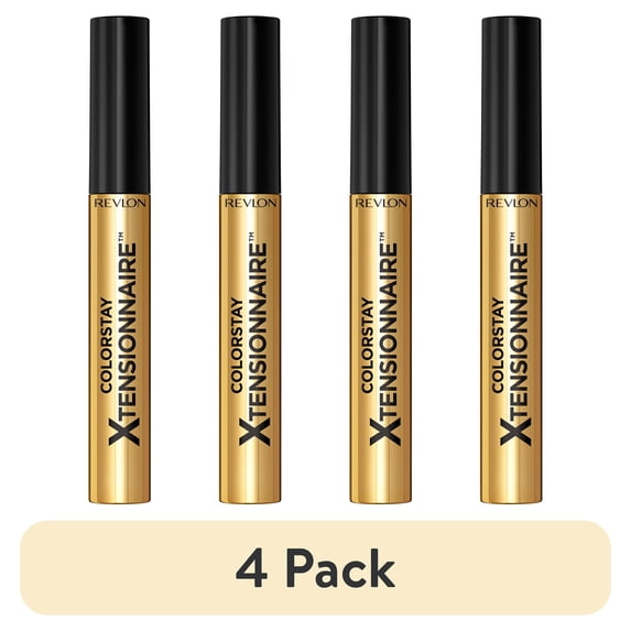 (4 pack) Revlon ColorStay Xtensionnaire Lengthening Mascara, Lash Serum and Mascara In One