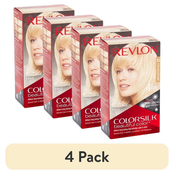 (4 pack) Revlon® colorsilk beautiful color™ permanent liquid hair color