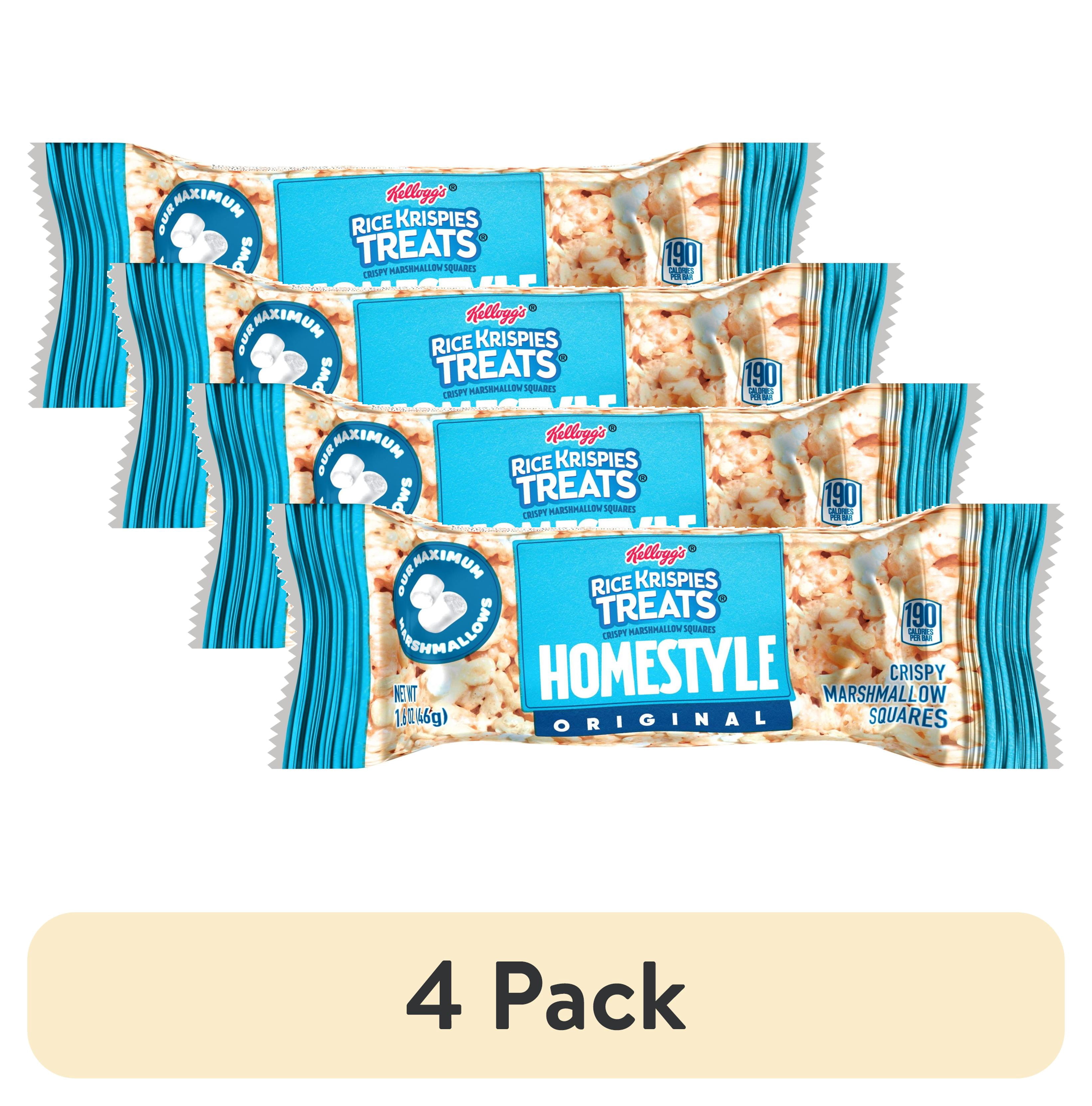 (4 pack) Rice Krispies Treats Homestyle Original - 1.6 oz - Walmart.com