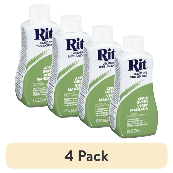 (4 pack) Rit Dye Liquid-Apple Green