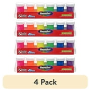 (4 pack) RoseArt  Neon Washable Tandem Paint, 6 Vibrant Colors