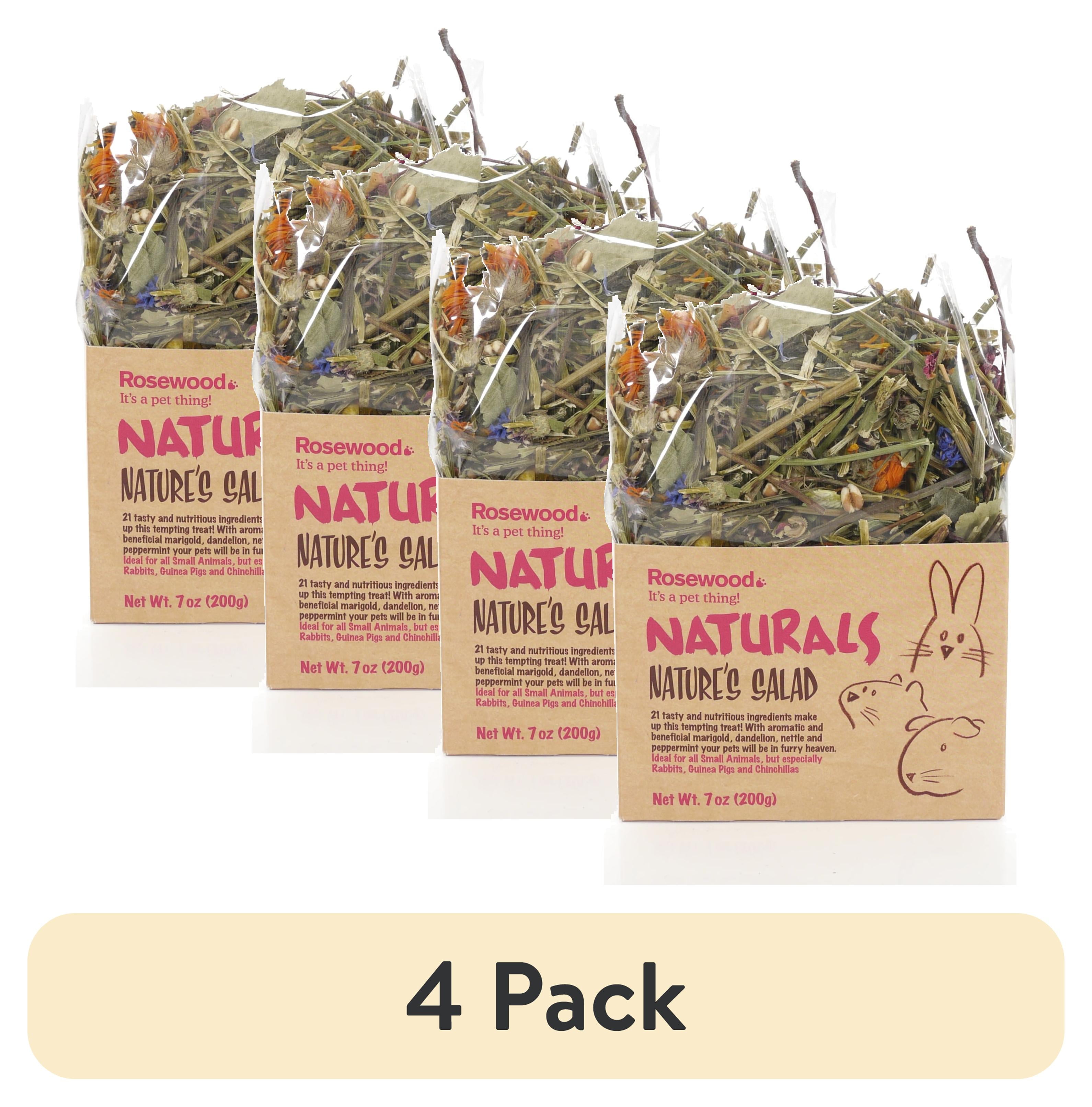 杜仲 樹皮枝 無農薬 無除草剤 無添加物 安全 ペット用品 和歌山 産直 レア 4 pack) Rosewood Naturals Nature's Salad Rabbit, Guinea Pig