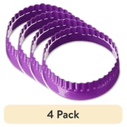(4 pack) 1 Count, 3.1 IN Diameter, Round Double-Sided, Stainless Steel Cookie Cutter, by Way To Celebrate