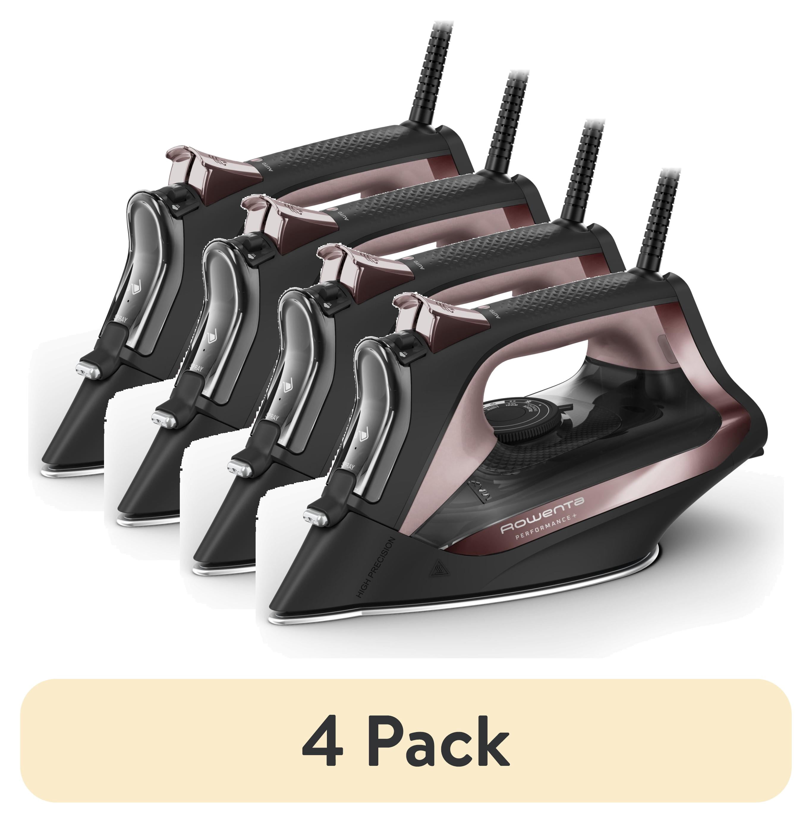 (4 pack) Rowenta Performance+ Steam Iron, Powerful Steam and Fast Heat-Up