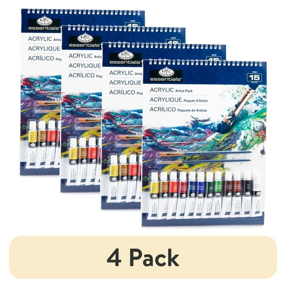 (4 pack) Royal & Langnickel essentials Acrylic Artist Pack