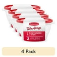 thumbnail interactive-video image 1 of (4 pack) Rubbermaid TakeAlongs Serving Bowl Food Storage Containers, 15.7 Cup, 2 Count, A Practical Choice for Dry Goods and Bulk Ingredients, 1 of 7