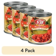 (4 pack) S&W Canned Italian Recipe Tomatoes, 28 oz Can