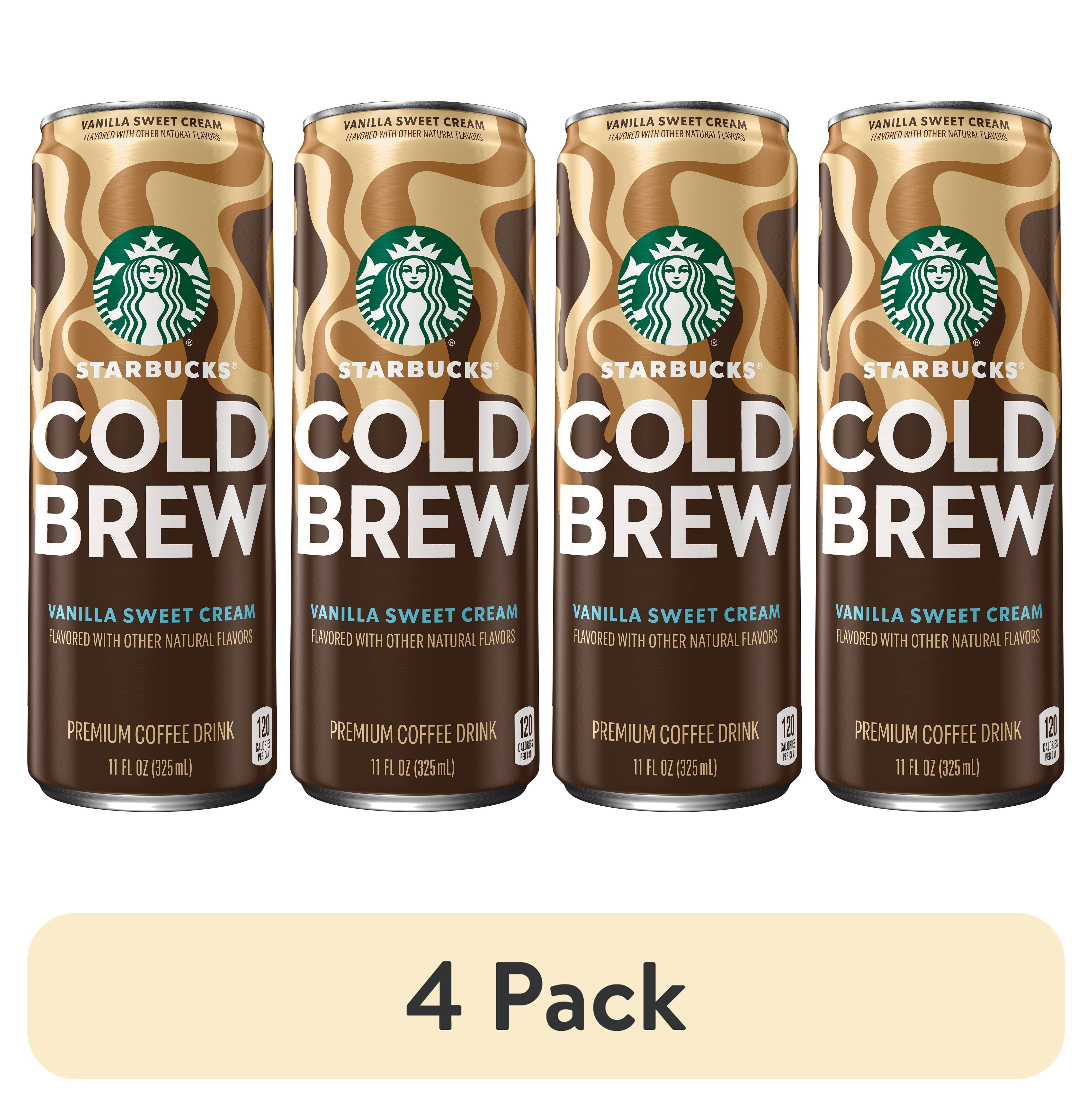 (4 pack) SBUX Cold Brew Restage - Vanilla Sweet Cream 11oz