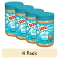 thumbnail image 1 of (4 pack) SKIPPY No Sugar Added Creamy Peanut Butter, Shelf-Stable, 16 oz Plastic Jar, 1 of 10