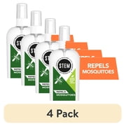(4 pack) STEM Repels Mosquitoes, Mosquito Repellent with Botanical Active Ingredient Extracts, 2 oz